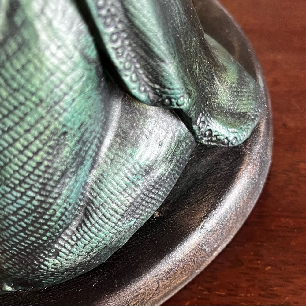 Three Wise Men or Three Kings unique ceramic bronze like art - Picture 8 of 12